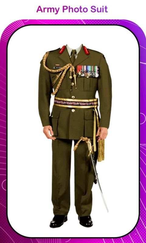 Man Army Suit Photo Editor screenshot 3