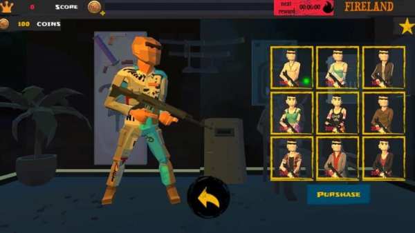 Polygon Shooting Free fire Fightnight Battleroyale screenshot 4