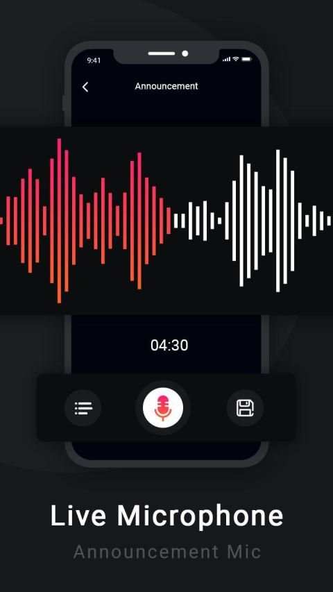 Live Microphone - Mic Announcement screenshot 2