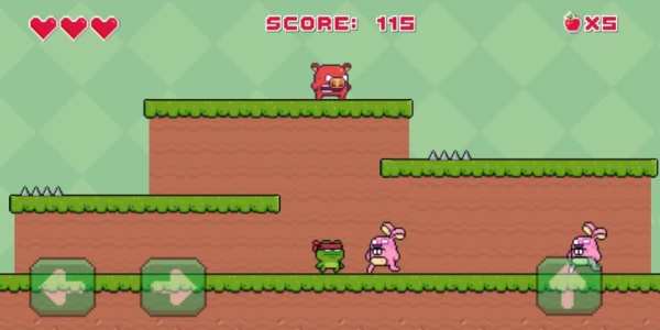 Ninja Frog - Platformer screenshot 3