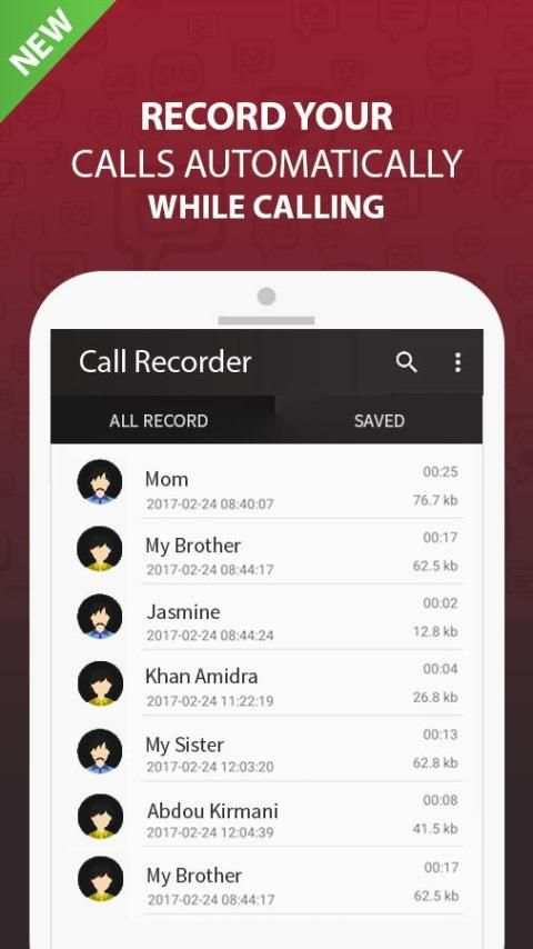 All Call Recorder Automatic [NEW VERSION] स्क्रीनशॉट 2
