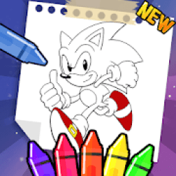 son ick coloring shadow hedgehogs game आइकन