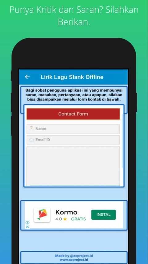 Lirik Lagu Slank Offline screenshot 1