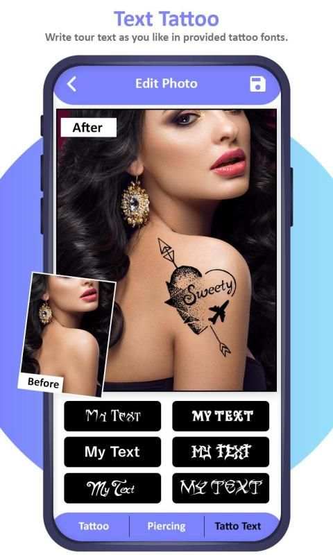 Tattoo on My Photo : ArtPix स्क्रीनशॉट 5