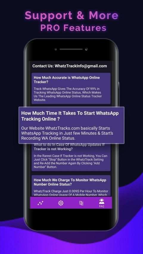 WhatzTrack PRO - Last Seen Online Tracker स्क्रीनशॉट 5