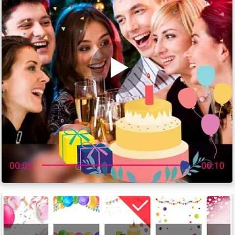 *Video de cumpleaños con musica y fotos स्क्रीनशॉट 8