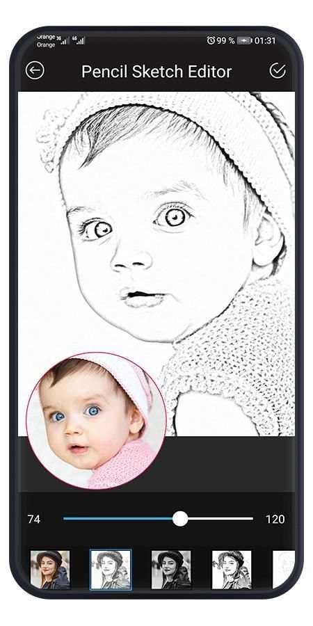 Photo Sketch Pencil Maker HD 1 تصوير الشاشة