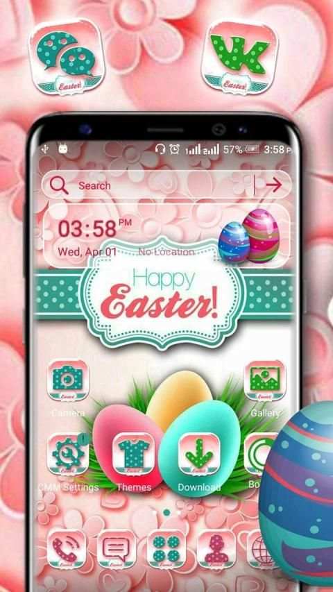 Easter Egg Launcher Theme screenshot 5