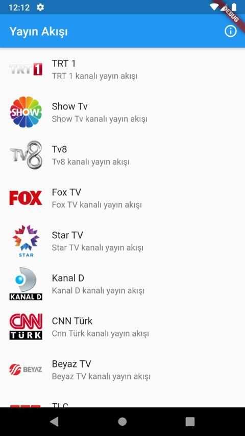 TV Yayın Akışı - Tv Rehberi screenshot 2