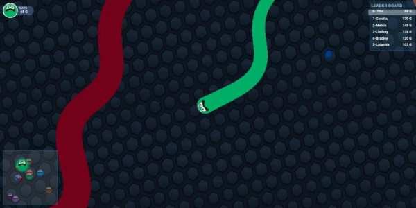 Angry Worms.io स्क्रीनशॉट 4