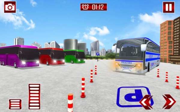Coach Bus Parking Simulator Game screenshot 1