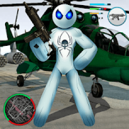 Spider Santa Stickman Rope Hero Gangstar Mafia आइकन