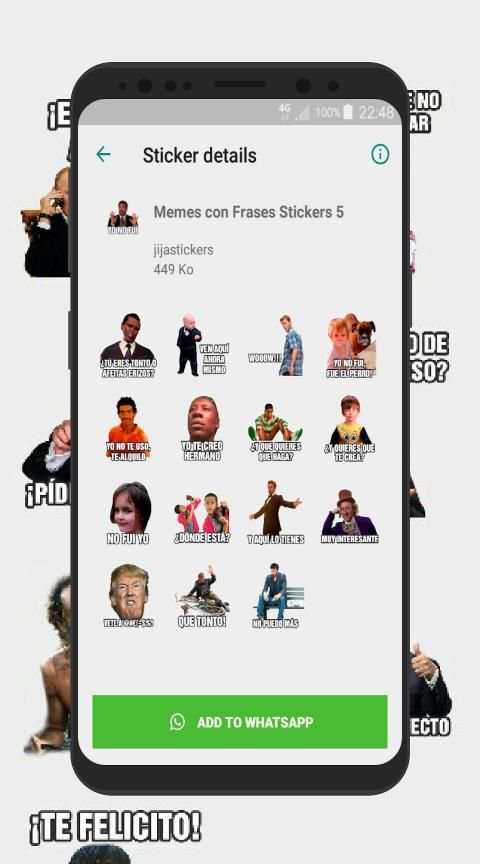 WAStickerApps - Memes Frases Sticker para WhatsApp screenshot 1