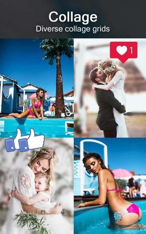 Beauty Collage Camera स्क्रीनशॉट 5