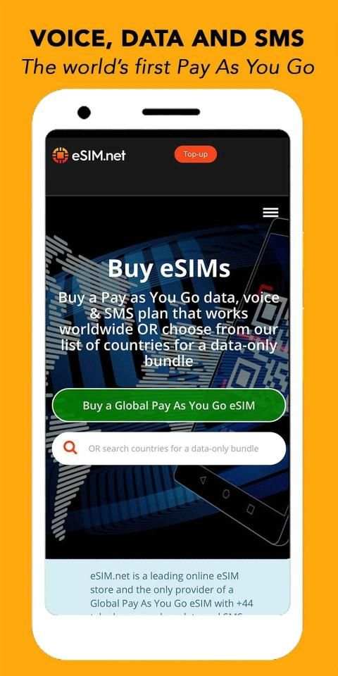 eSim.net: Buy & Top-Up screenshot 3