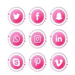 Pink Social Apps : News, Magazines, Games & Shops