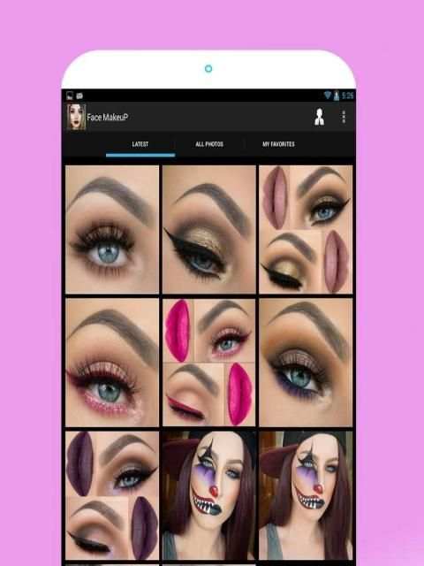 Face Makeup Pictures स्क्रीनशॉट 5