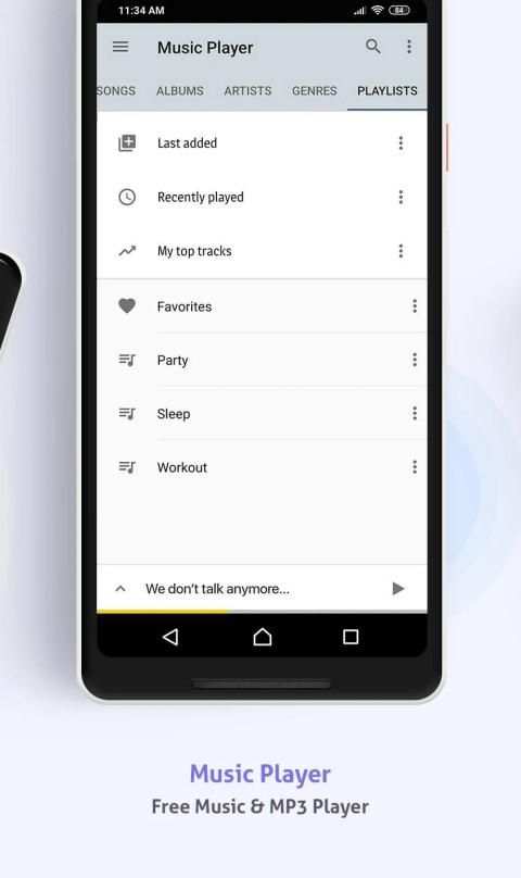 Music player - Audio player स्क्रीनशॉट 2