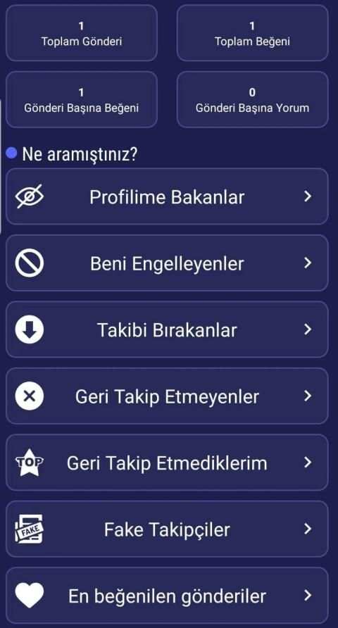PluStalker - Instagram için Takipçi Analizi screenshot 2