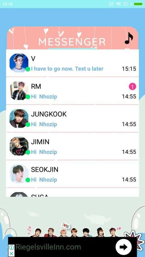 BTS Messenger - Chat with BTS 2020 screenshot 2