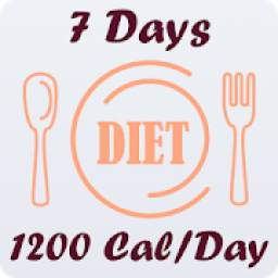 Diet plan for 7 days (only 1200 calories each day)