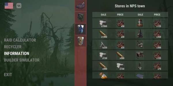 Rust Helper : Raid Calculator + Builder Simulator स्क्रीनशॉट 6
