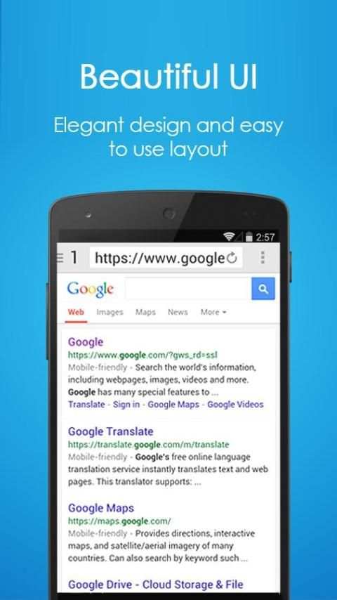 Navi Browser * - Fast Internet स्क्रीनशॉट 3