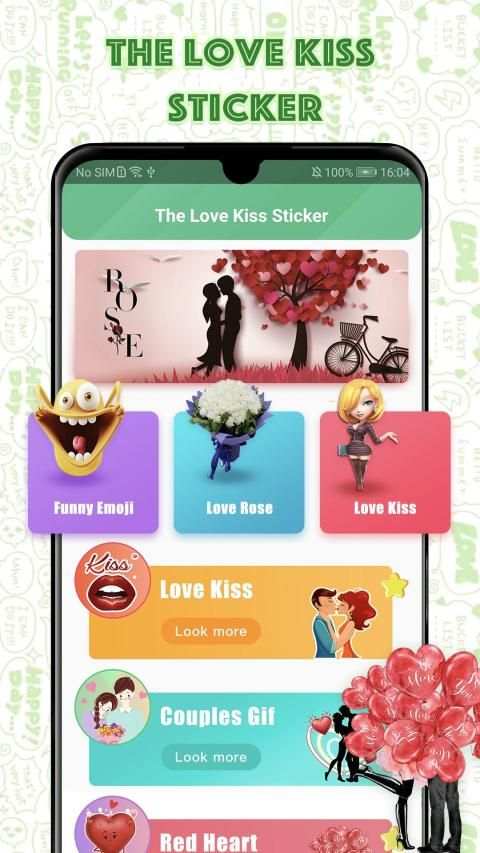 The Love Kiss Sticker screenshot 4