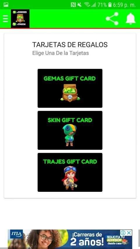 SORTEO de Gemas Gift Card 3 تصوير الشاشة