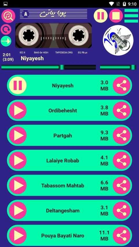 تمام آهنگ های پویا بیاتی
‎ screenshot 3