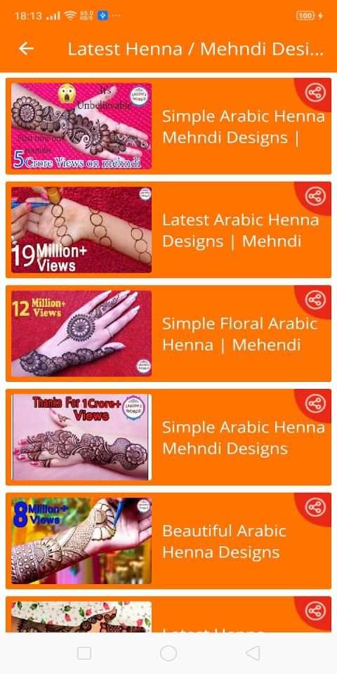 Mehndi Video Tutorial Free screenshot 5