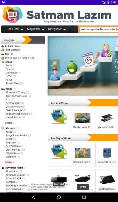Satmam Lazım | İkinci El Eşya, Araba, Konut Al Sat screenshot 3