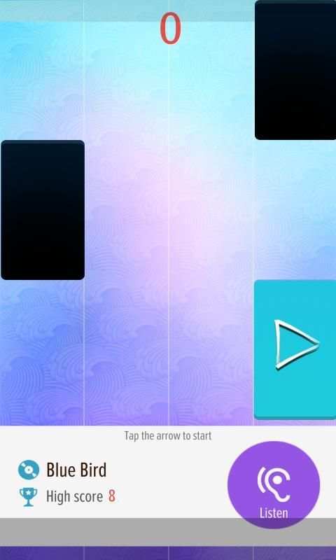 Piano Tap Silhouette screenshot 1