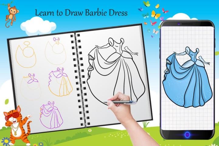 Learn to Draw Dresses screenshot 4