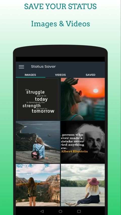 Status Saver - Image and Video Status Downloader स्क्रीनशॉट 1