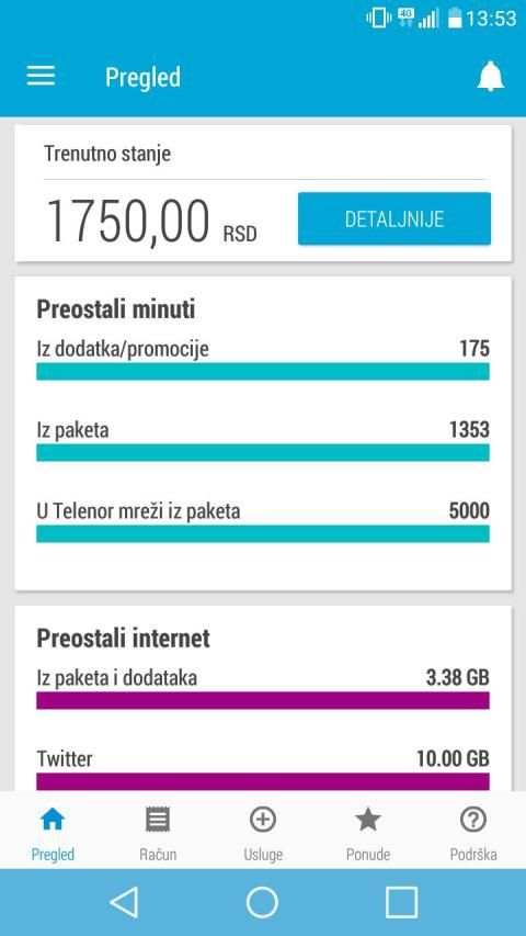 Moj Telenor screenshot 8