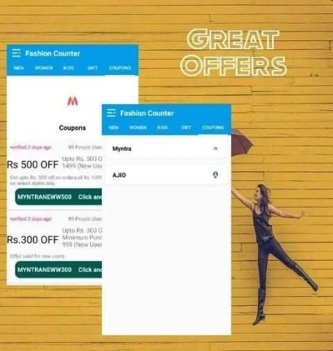 Cloth from Myntra Jabong Ajio Shein koovs Limeroad स्क्रीनशॉट 2