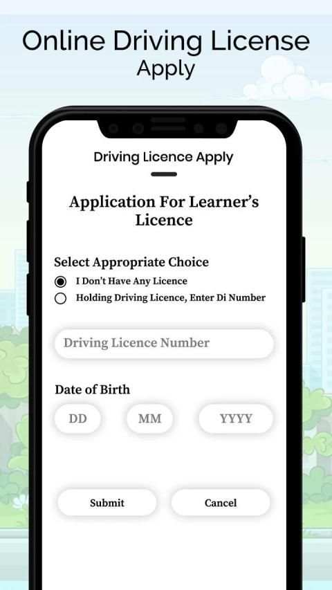 Driving License Apply Online स्क्रीनशॉट 2