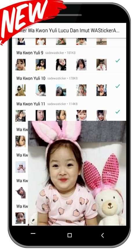 Stiker Wa Kwon Yuli Lucu Dan Imut WAStickerApps screenshot 7