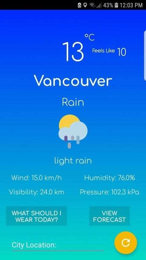My Weather App स्क्रीनशॉट 5
