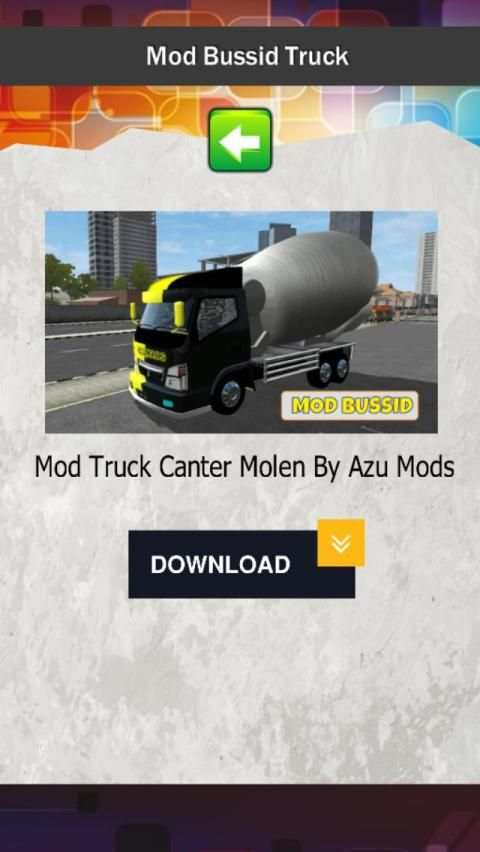 Mod Truck Canter BUSSID screenshot 5