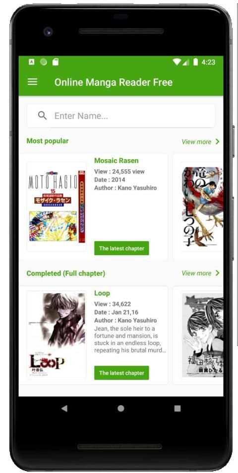 Free Manga Reader Online Offline screenshot 4