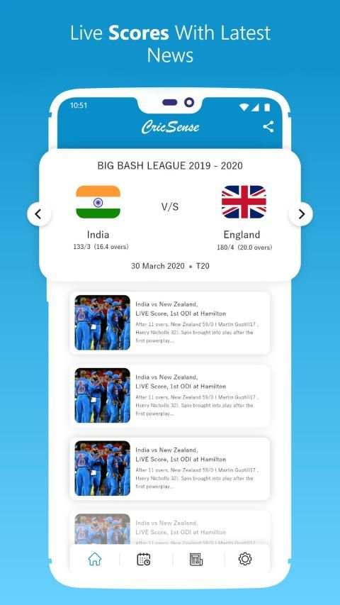 CricSense - Live Cricket Score screenshot 3