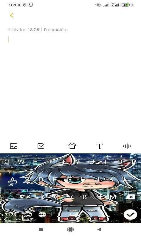 Gacha Keyboard Theme स्क्रीनशॉट 1