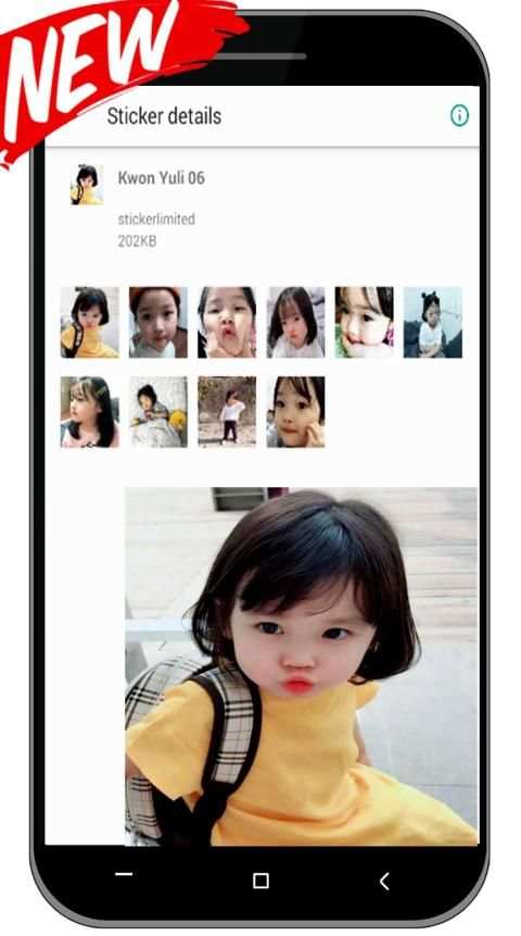 Wa Kwon Yuli Lucu Stiker For WAStickerApps screenshot 3