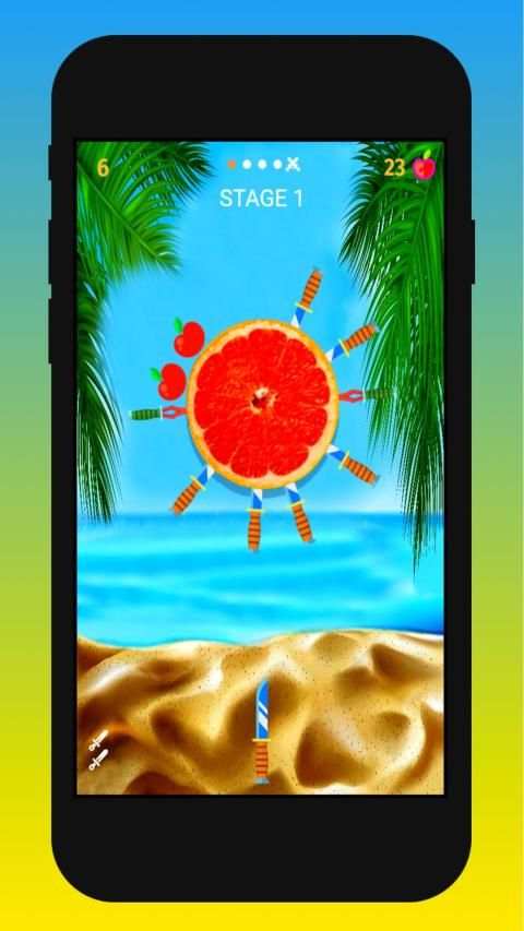 Fruity hit - Throw Knife game screenshot 8