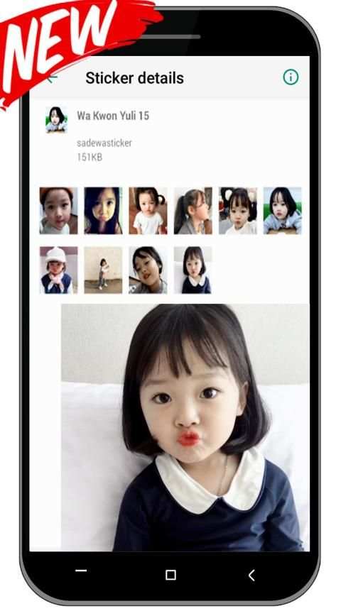 Stiker Wa Kwon Yuli Lucu Dan Imut WAStickerApps screenshot 1