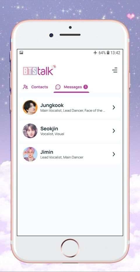 BTS Chat! Messenger (simulator) screenshot 4