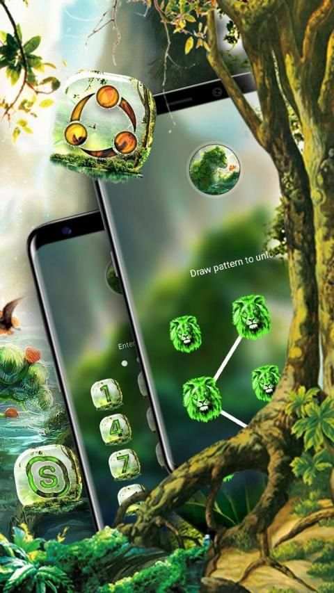 Wonderland Tigress Launcher Theme screenshot 1