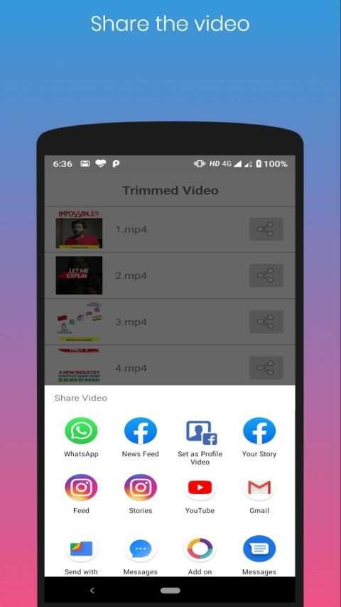 Video Splitter - Trimmer स्क्रीनशॉट 2